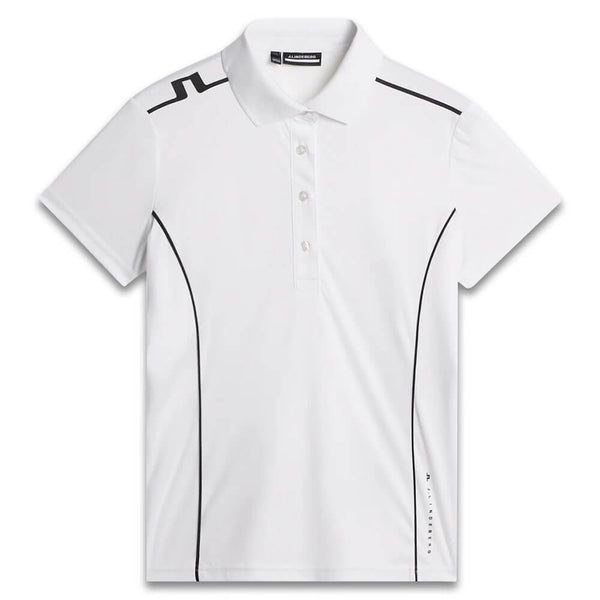 J.Lindeberg Leyla Golf Polo White - SS25 Women