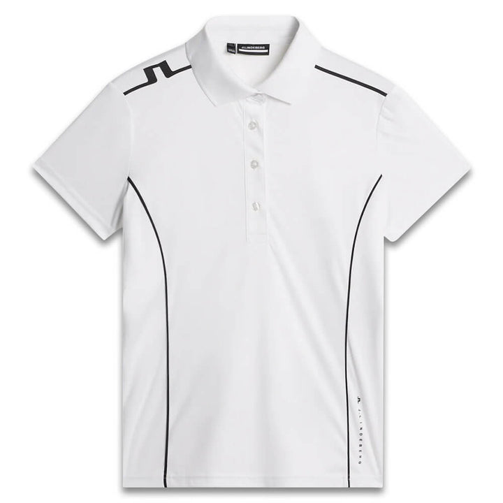 J.Lindeberg Leyla Golf Polo White - SS25 Women