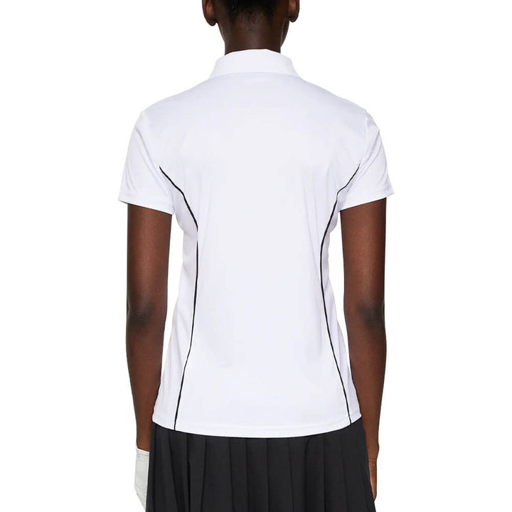 J.Lindeberg Leyla Golf Polo White - SS25 Women