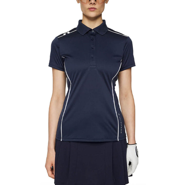 J.Lindeberg Leyla Golf Polo JL Navy - SS25 Women