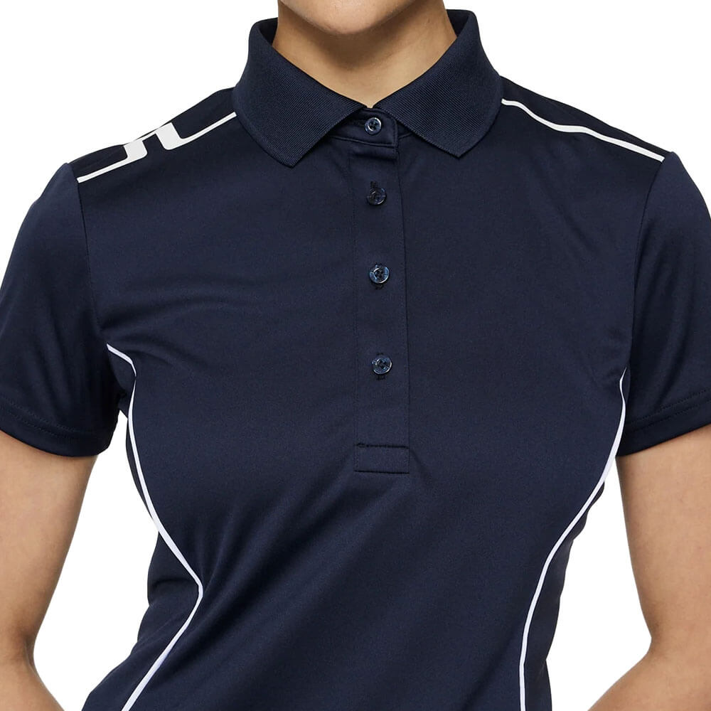 J.Lindeberg Leyla Golf Polo JL Navy - SS25 Women – Golfio