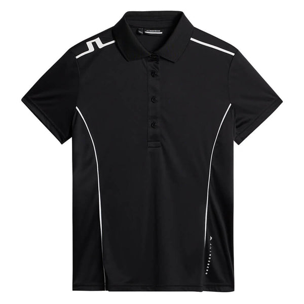 J.Lindeberg Leyla Golf Polo Black - SS25 Women