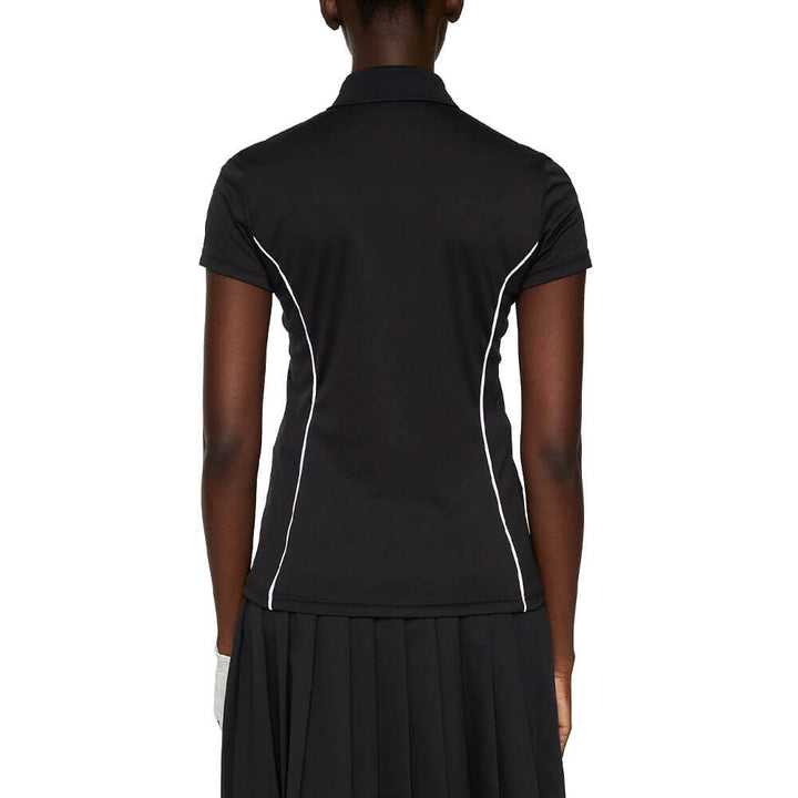 J.Lindeberg Leyla Golf Polo Black - SS25 Women