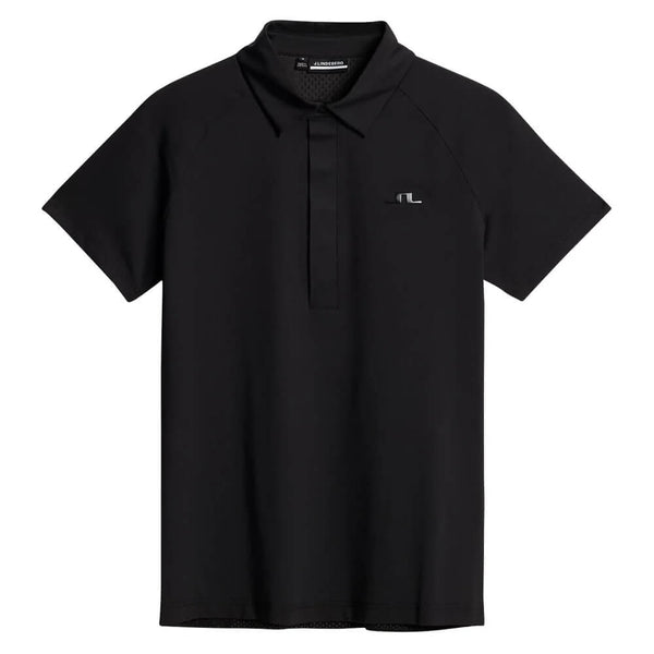 J.Lindeberg Bobi Tech Golf Polo Black - SS25 Women