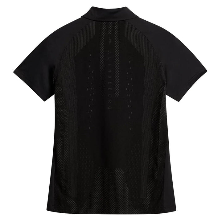 J.Lindeberg Bobi Tech Golf Polo Black - SS25 Women