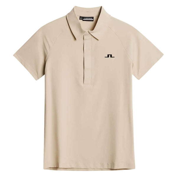J.Lindeberg Bobi Tech Golf Polo Moonbeam - SS25 Women