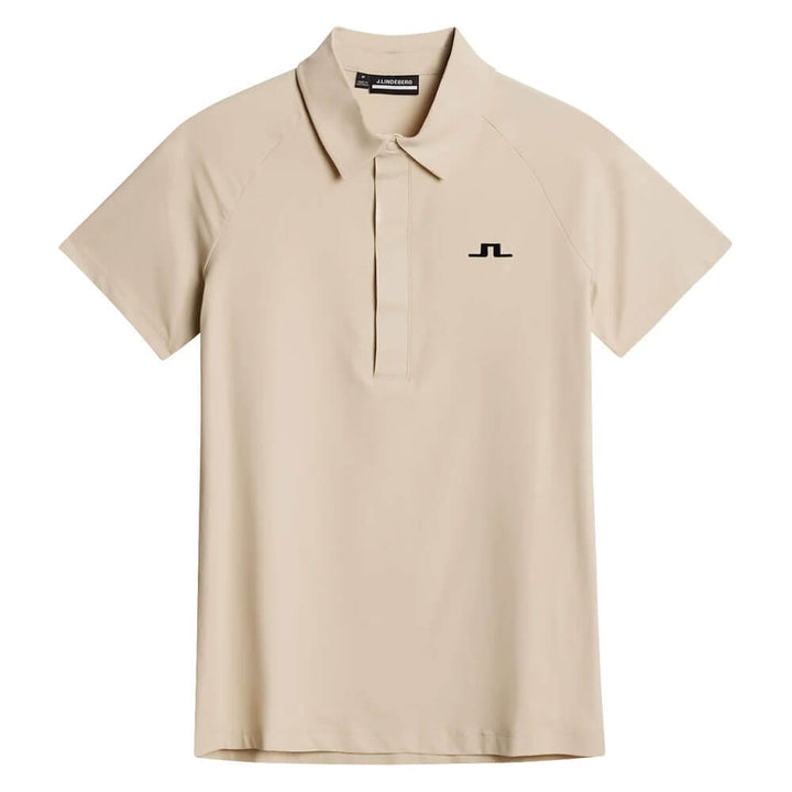J.Lindeberg Bobi Tech Golf Polo Moonbeam - SS25 Women