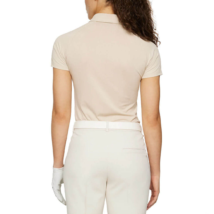 J.Lindeberg Bobi Tech Golf Polo Moonbeam - SS25 Women