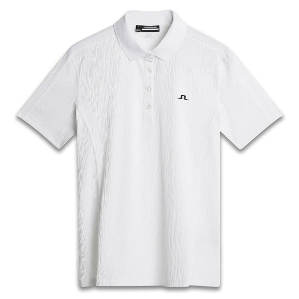 J.Lindeberg Izara Golf Polo White - SS25 Women