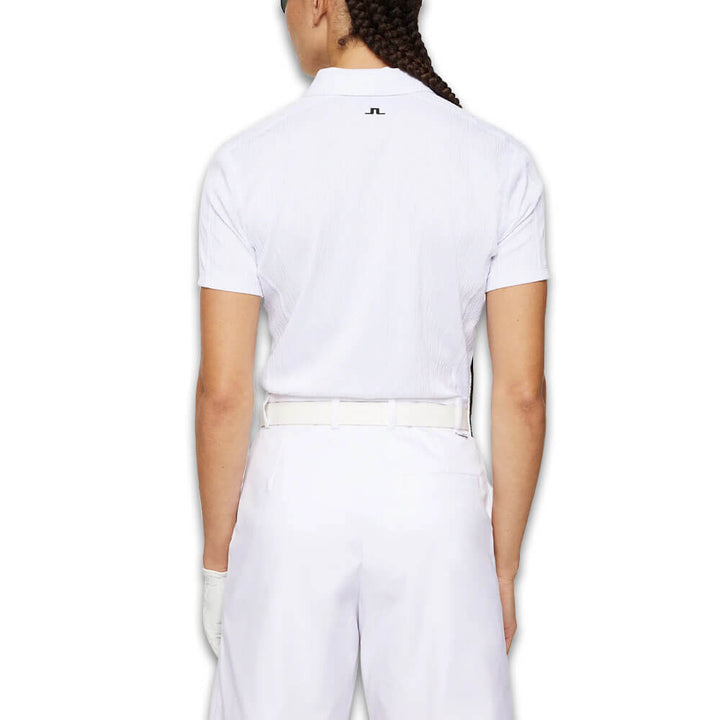 J.Lindeberg Izara Golf Polo White - SS25 Women
