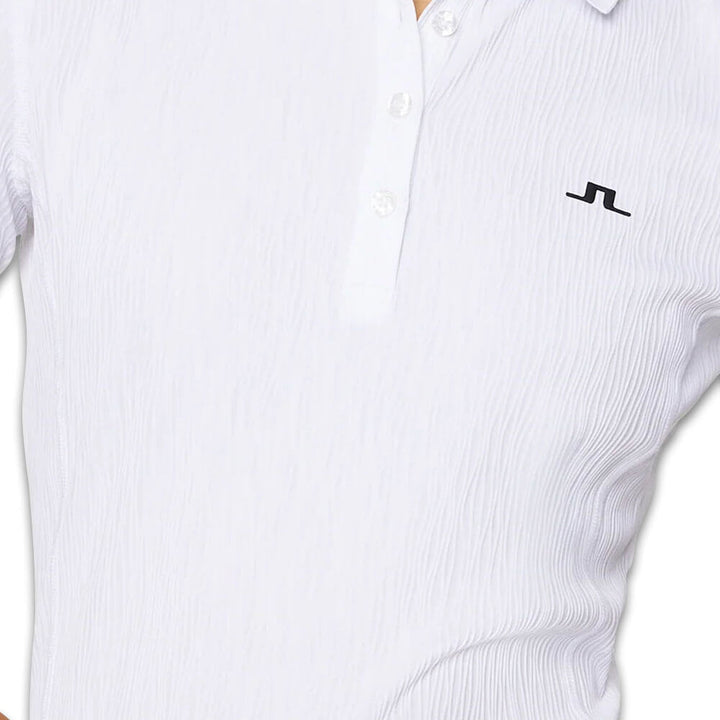J.Lindeberg Izara Golf Polo White - SS25 Women