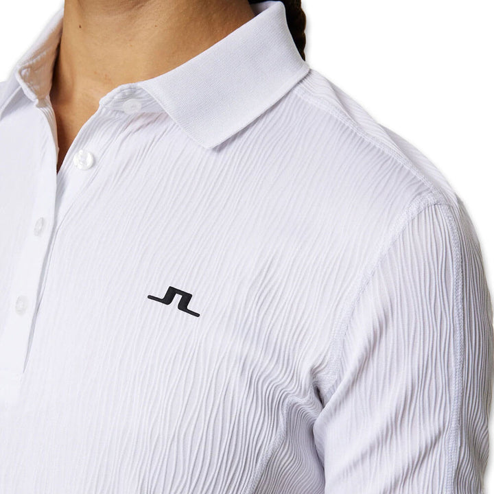 J.Lindeberg Izara Golf Polo White - SS25 Women