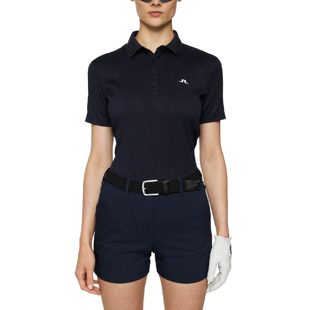 J.Lindeberg Izara Golf Polo JL Navy - SS25 Women – Golfio