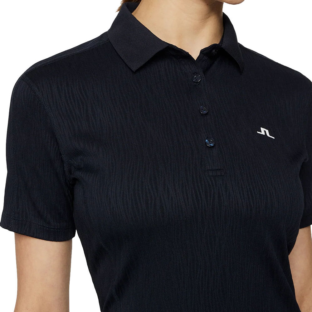 J.Lindeberg Izara Golf Polo JL Navy - SS25 Women – Golfio