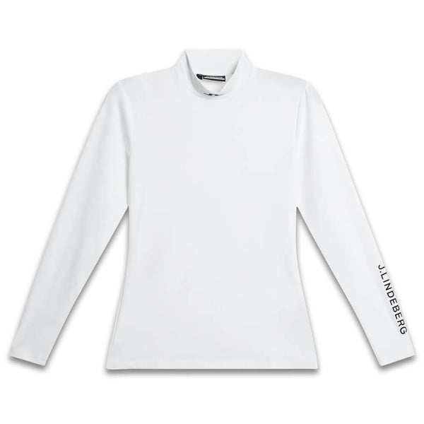 J.Lindeberg Kate Compression Golf Top White - SH25 Women