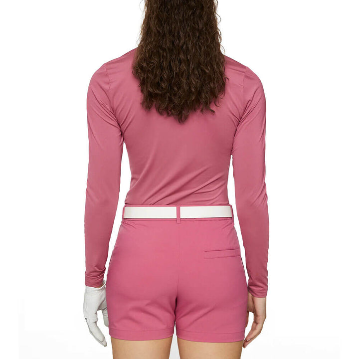 J.Lindeberg Kate Compression Golf Top Rose Wine - SH25 Women