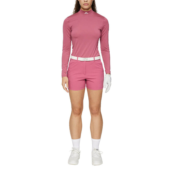 J.Lindeberg Kate Compression Golf Top Rose Wine - SH25 Women