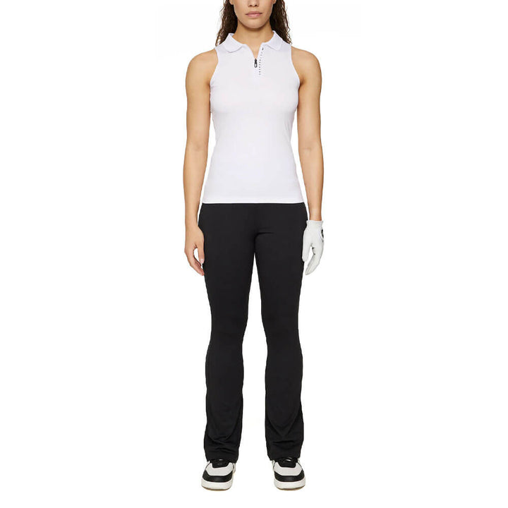 J.Lindeberg Leylo Sleeveless Golf Polo White - SH25 Women