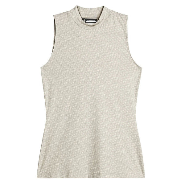 J.Lindeberg Siana Sleeveless Golf Top Shadow Bridge Khaki - SH25 Women
