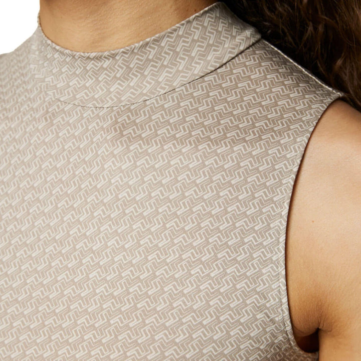 J.Lindeberg Siana Sleeveless Golf Top Shadow Bridge Khaki - SH25 Women