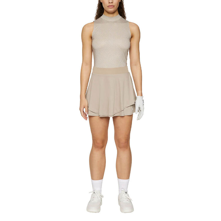 J.Lindeberg Siana Sleeveless Golf Top Shadow Bridge Khaki - SH25 Women