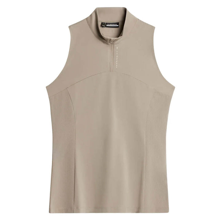 J.Lindeberg Tiana Sleeveless Golf Top Vintage Khaki - SH25 Women