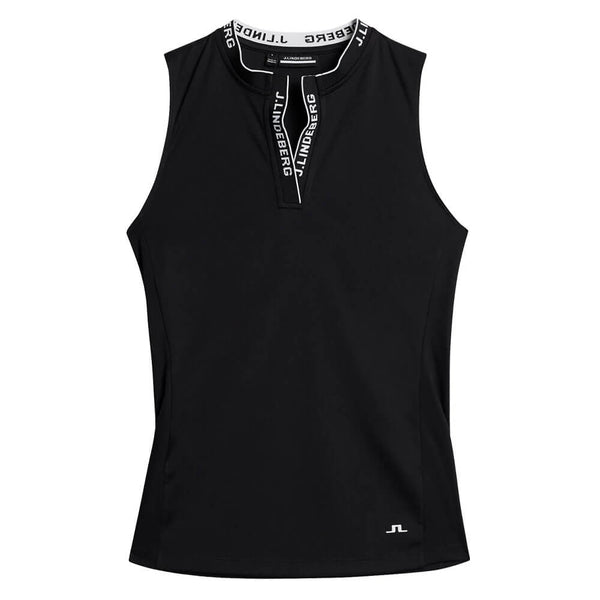 J.Lindeberg Leya Sleeveless Golf Top Black - SS25 Women