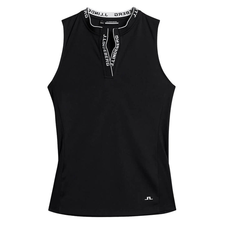 J.Lindeberg Leya Sleeveless Golf Top Black - SS25 Women