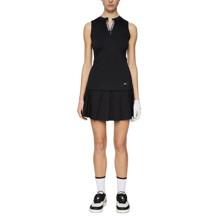 J.Lindeberg Leya Sleeveless Golf Top Black - SS25 Women