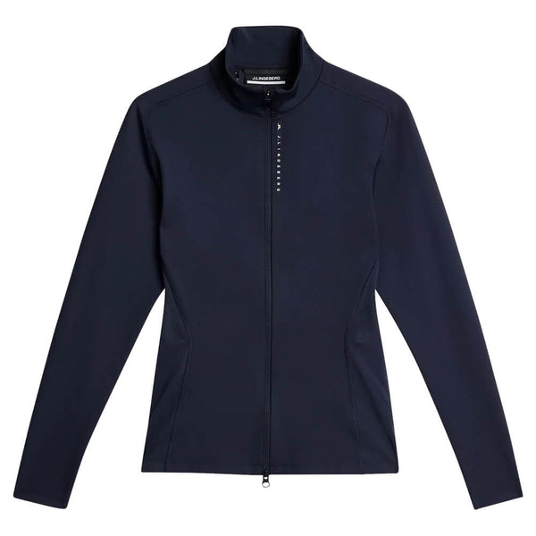 J.Lindeberg Mel Zip Mid Layer Golf Pullover JL Navy - SH25 Women