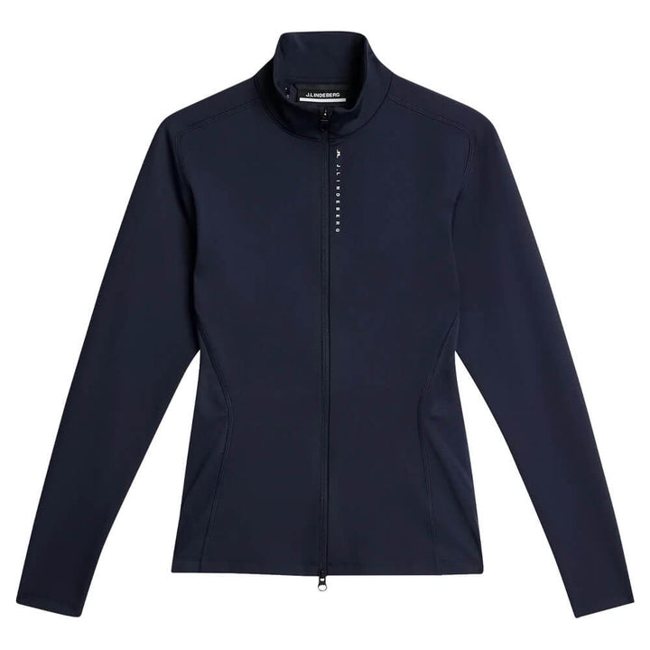 J.Lindeberg Mel Zip Mid Layer Golf Pullover JL Navy - SH25 Women