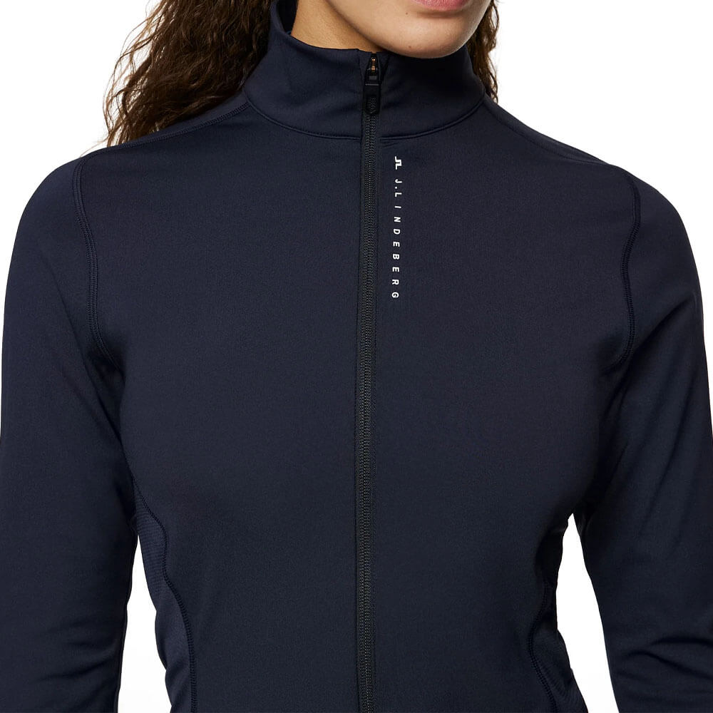 J.Lindeberg Mel Zip Mid Layer Golf Jacket JL Navy - SH25 Women