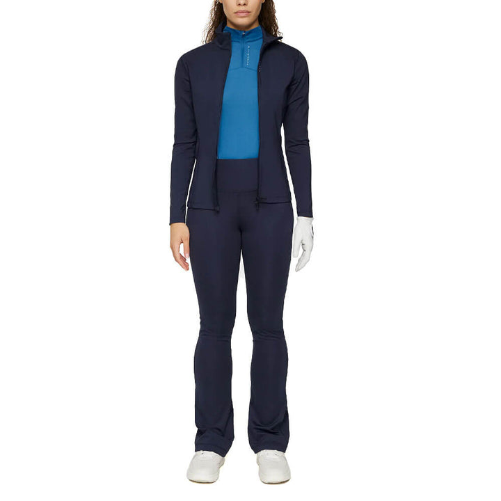 J.Lindeberg Mel Zip Mid Layer Golf Pullover JL Navy - SH25 Women