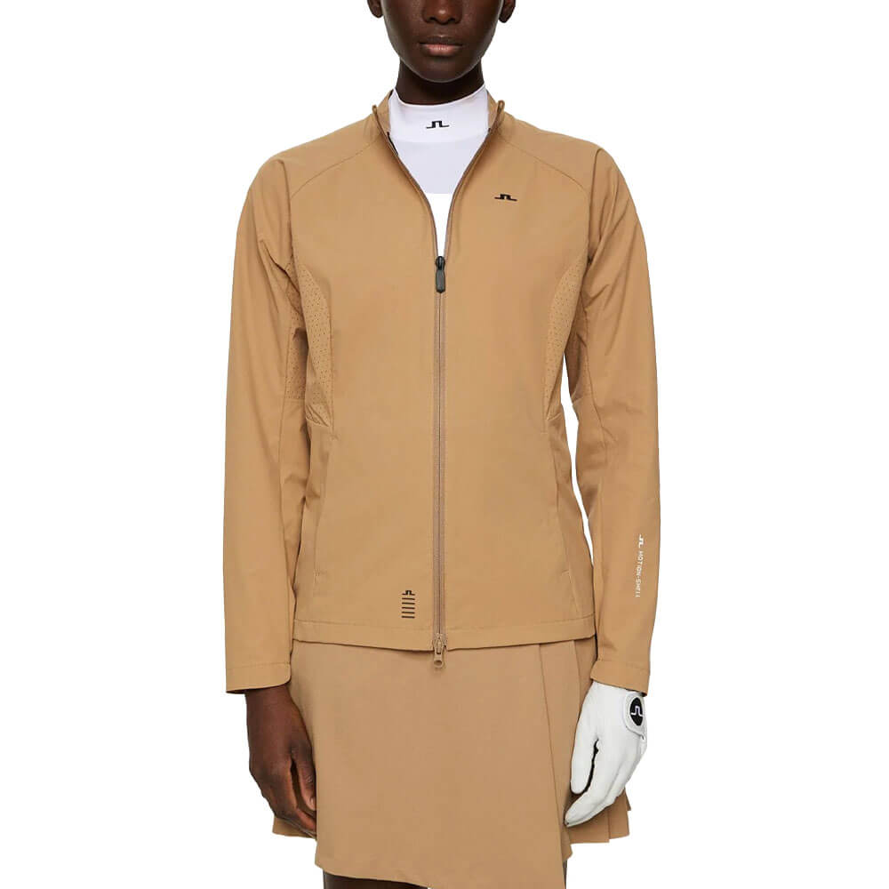 【新品未使用】J.LINDEBERG ベージュGOLDカラー ジャケット（XL) J.Lindeberg Sarah Golf Jacket Tigers Eye - SS25 Women – Golfio