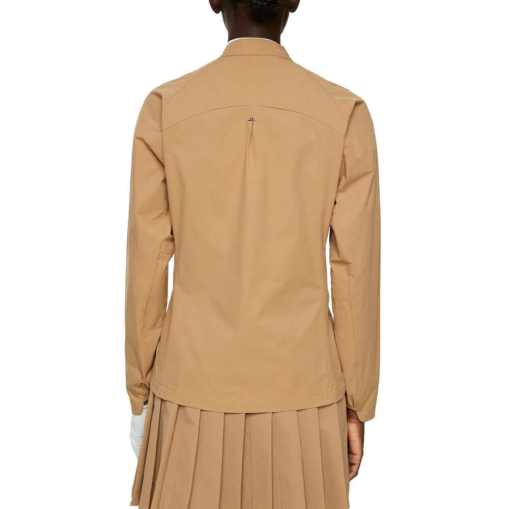 J.Lindeberg Sarah Golf Jacket Tigers Eye - SS25 Women – Golfio
