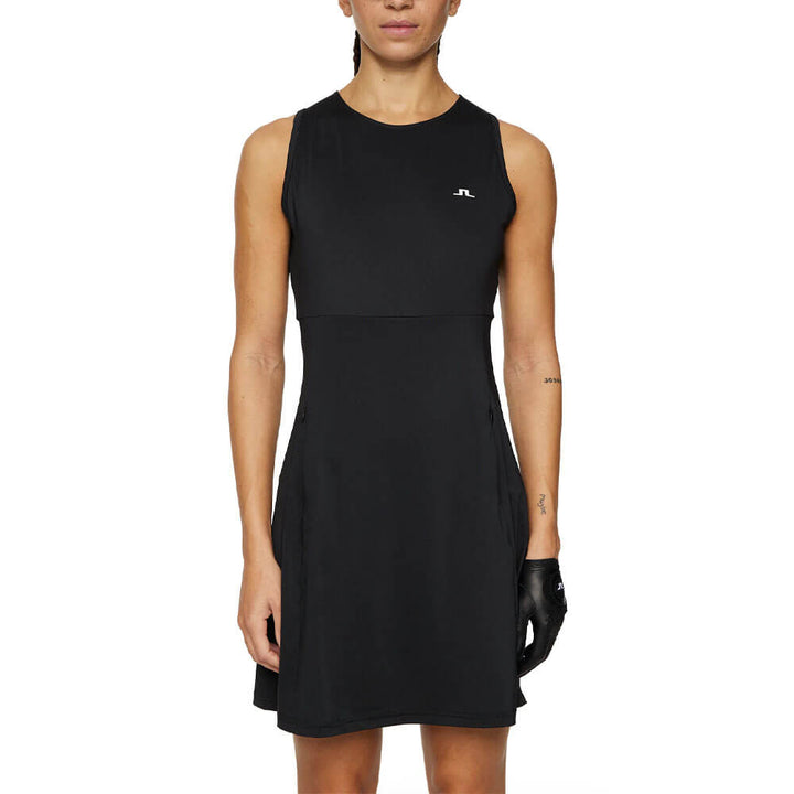 J.Lindeberg Cora Golf Dress Black - SS25 Women