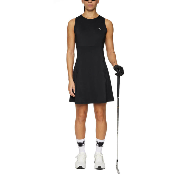 J.Lindeberg Cora Golf Dress Black - SS25 Women