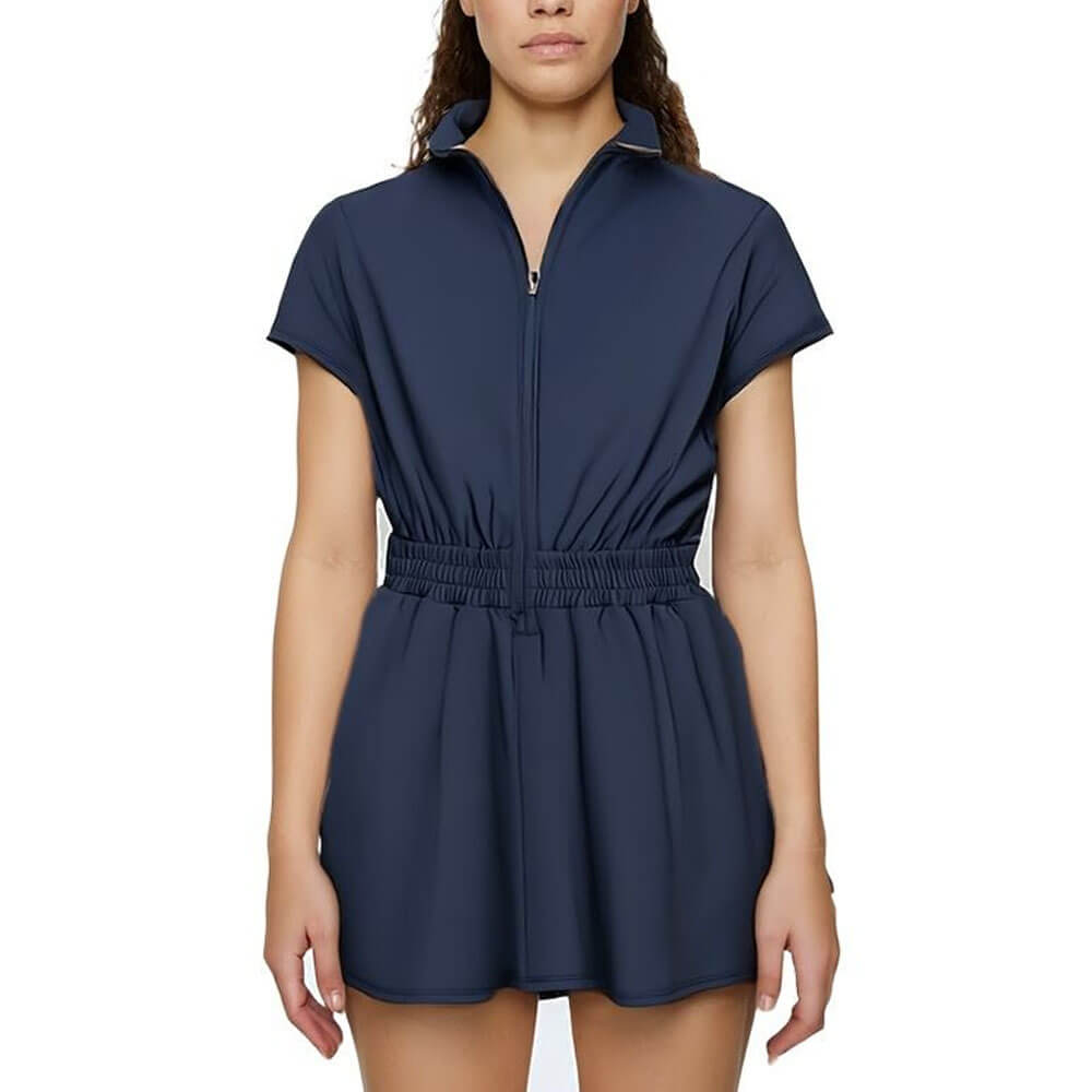 J.Lindeberg Kelly Golf Jumpsuit JL Navy - SH25 Women – Golfio