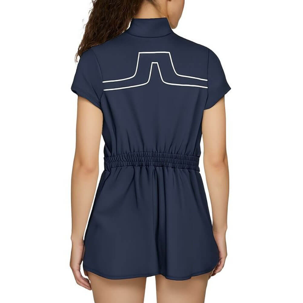 J.Lindeberg Kelly Golf Jumpsuit JL Navy - SH25 Women – Golfio