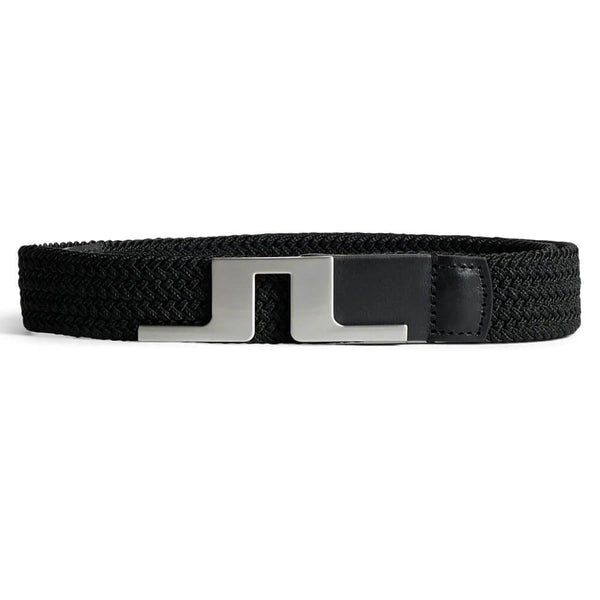 J.Lindeberg Lykke Braided Golf Belt Black - SS25 Women