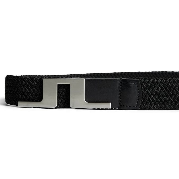 J.Lindeberg Lykke Braided Golf Belt Black - SS25 Women