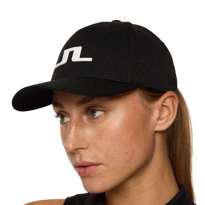 J.Lindeberg Heather Golf Cap Black - SH25 Women