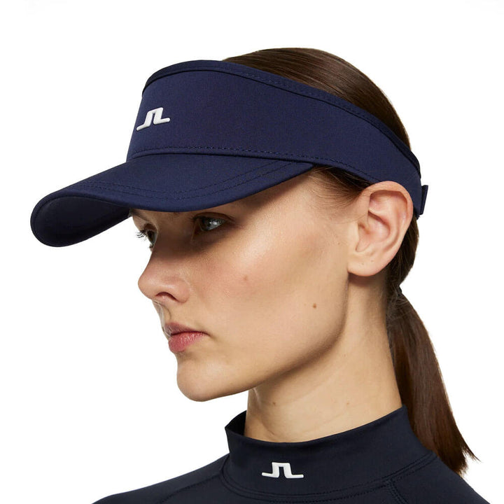 J.Lindeberg Yada Golf Visor JL Navy - SS25 Women
