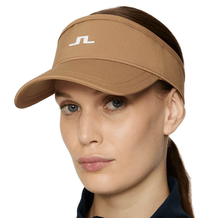 J.Lindeberg Yada Golf Visor Tigers Eye - SS25 Women