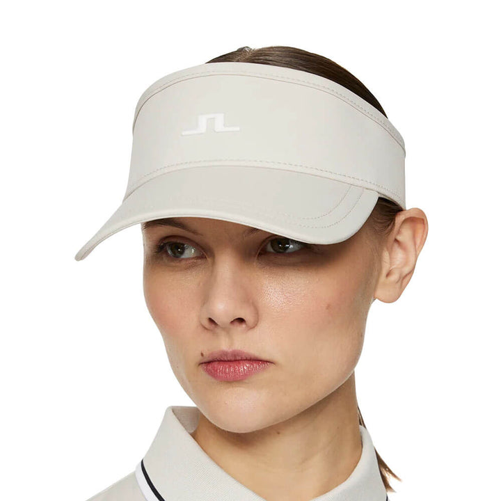 J.Lindeberg Yada Golf Visor Moonbeam - SS25 Women