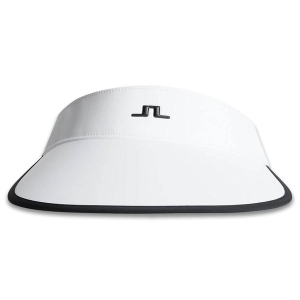 J.Lindeberg Alba Big Golf Visor White - SS25 Women