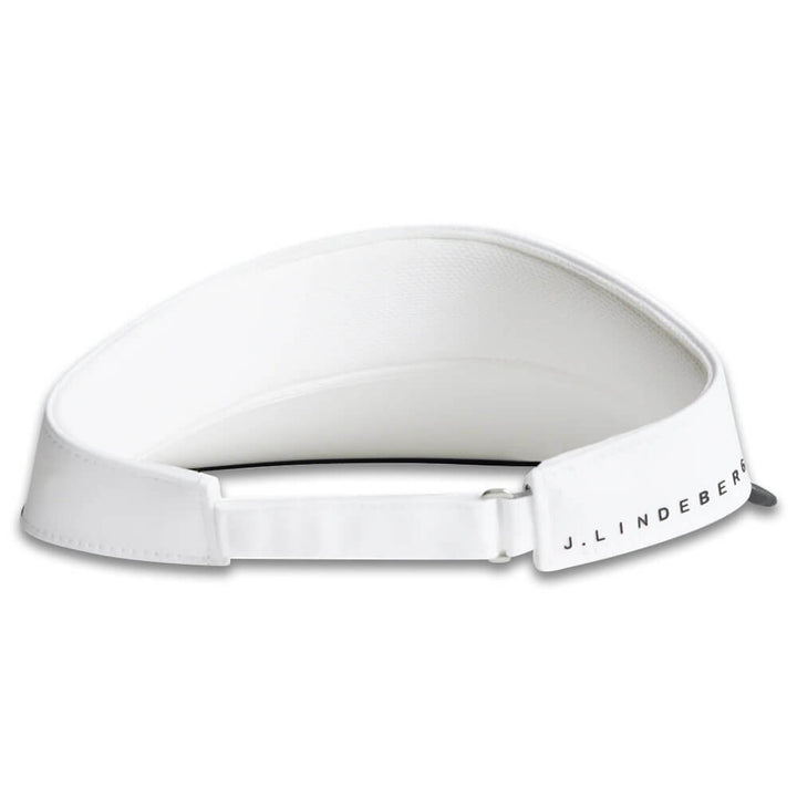 J.Lindeberg Alba Big Golf Visor White - SS25 Women