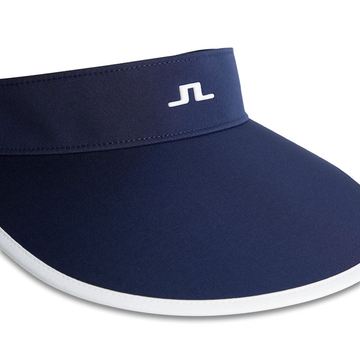 J.Lindeberg Alba Big Golf Visor JL Navy - SS25 Women