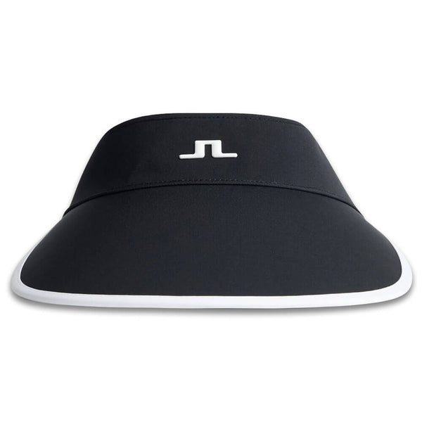 J.Lindeberg Alba Big Golf Visor Black - SS25 Women