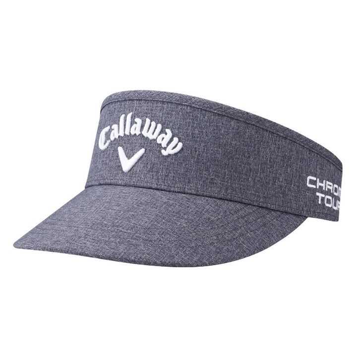 Callaway Tour Authentic High Crown Golf Visor Heather Charcoal - 25 Men